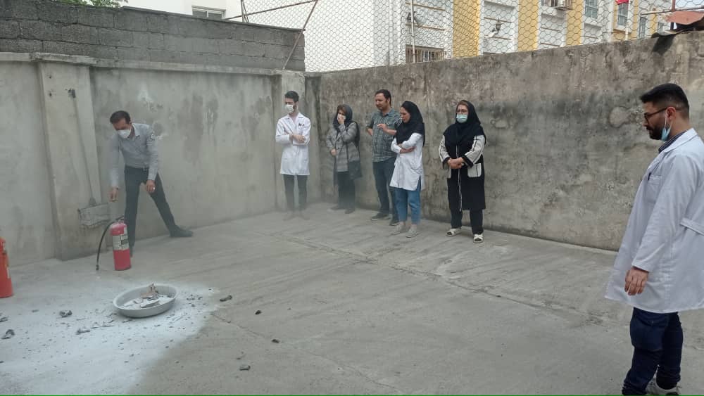 برگزاری دوره ی آموزشی خاموش کننده های دستی